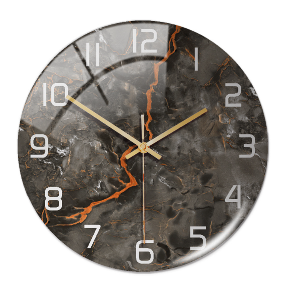 Elegant vægur med marmoreffekt – MarbleTime