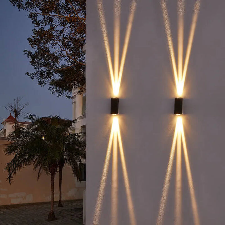 Vandtæt LED-udendørsvæglampe moderne til terrasse og have