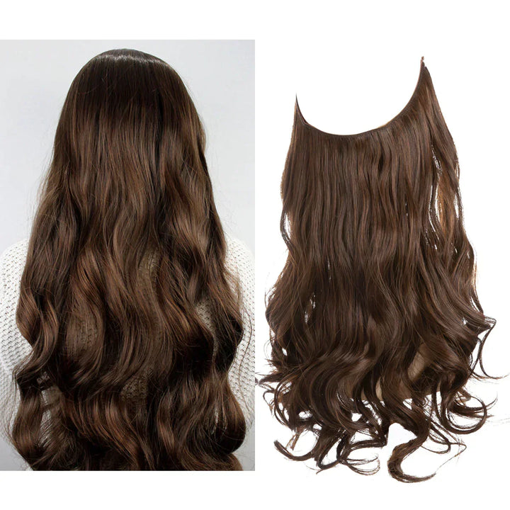 SecretHair | Ægte Hår Extensions Premium | 100% REMY-kvalitet | Volumen og Længde Uden Sømme | Naturlig Glans | Varmebestandig og Holdbar