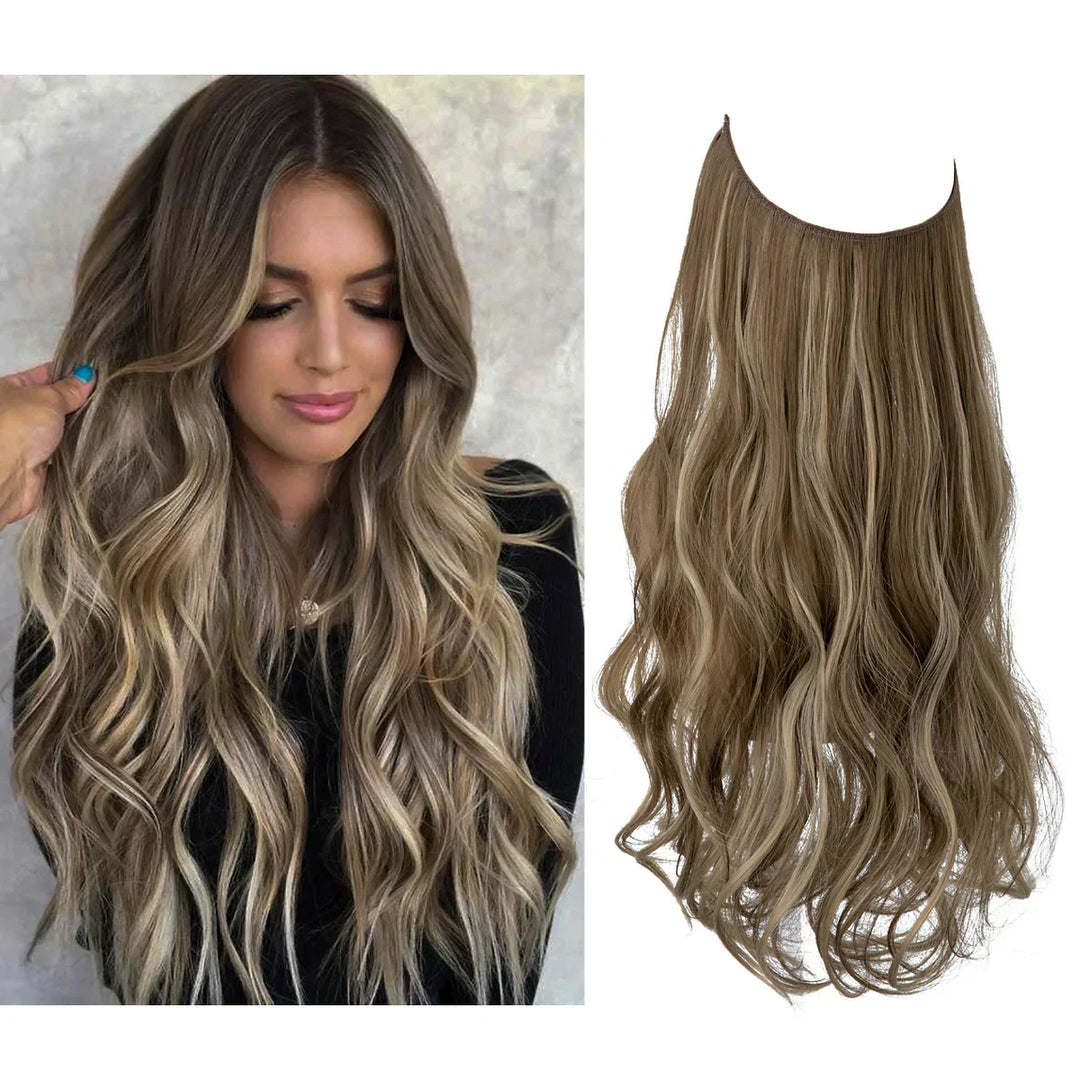 SecretHair | Ægte Hår Extensions Premium | 100% REMY-kvalitet | Volumen og Længde Uden Sømme | Naturlig Glans | Varmebestandig og Holdbar