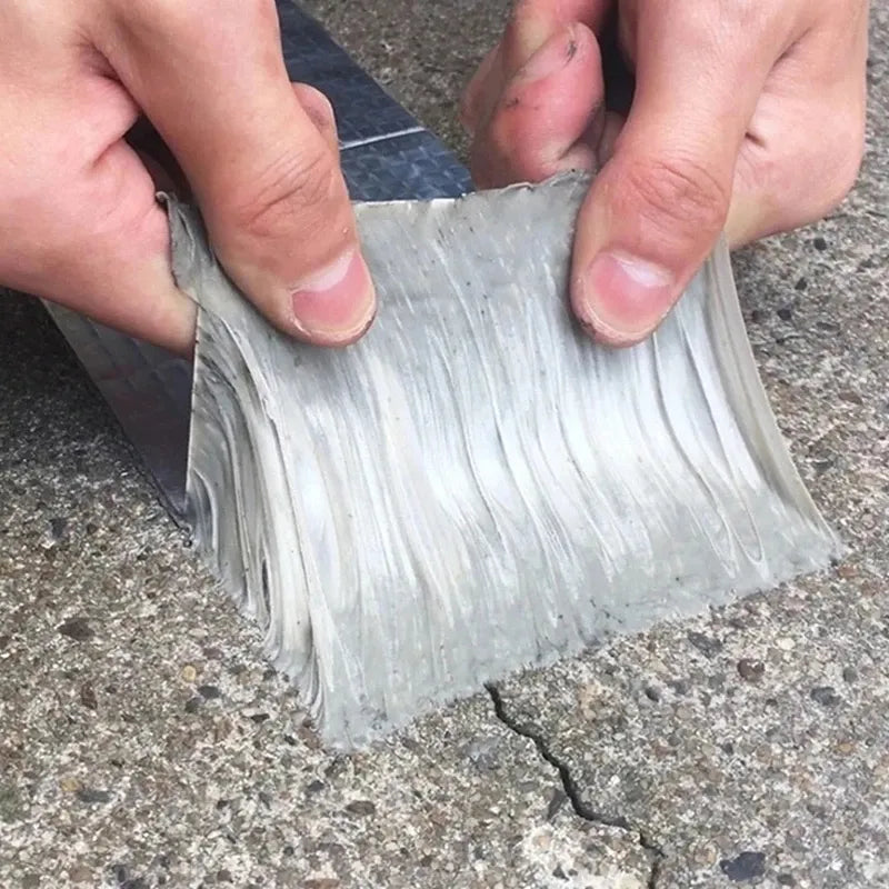 Vandtæt varmebestandig tape - Ekstra tyk butyl-aluminiumstape til reparation af vægge, pools og tage - selvklæbende tape