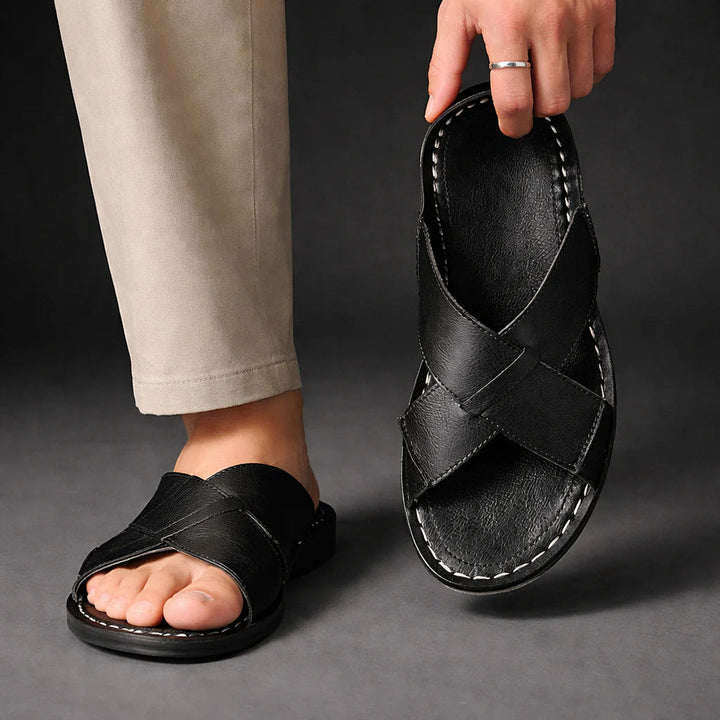 Sandaler til mænd | Krydsede remme og nem indstigning