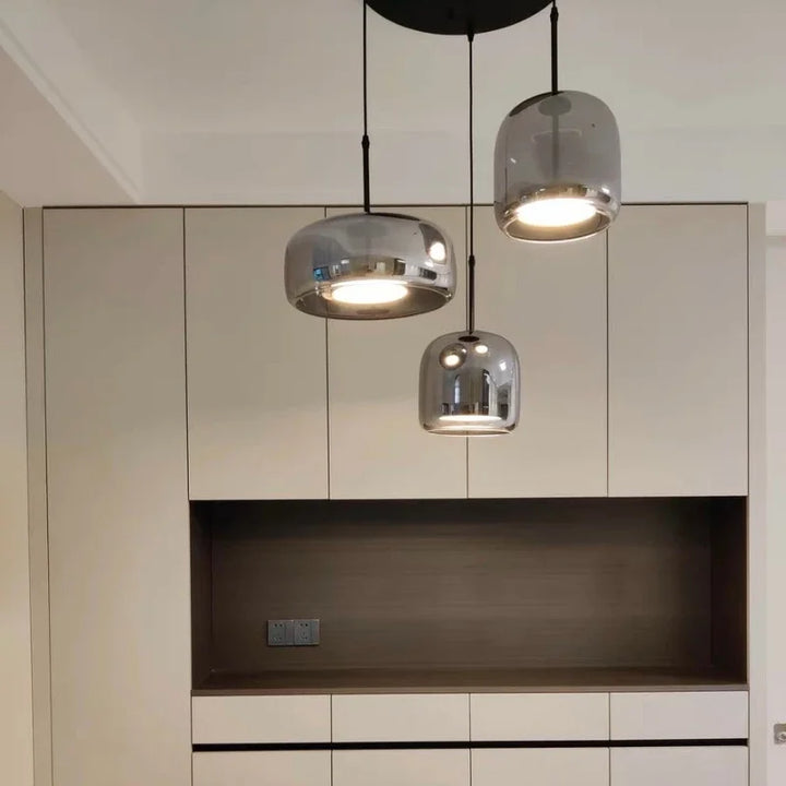 Astrid - Moderne nordisk pendel i glas