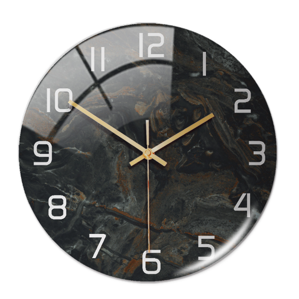 Elegant vægur med marmoreffekt – MarbleTime