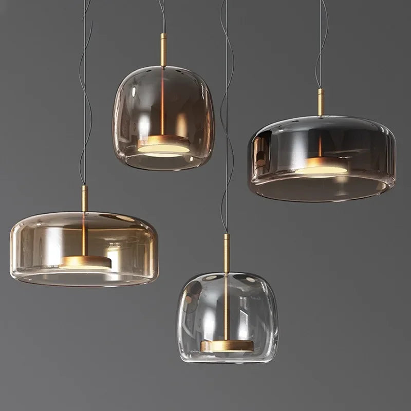 Astrid - Moderne nordisk pendel i glas