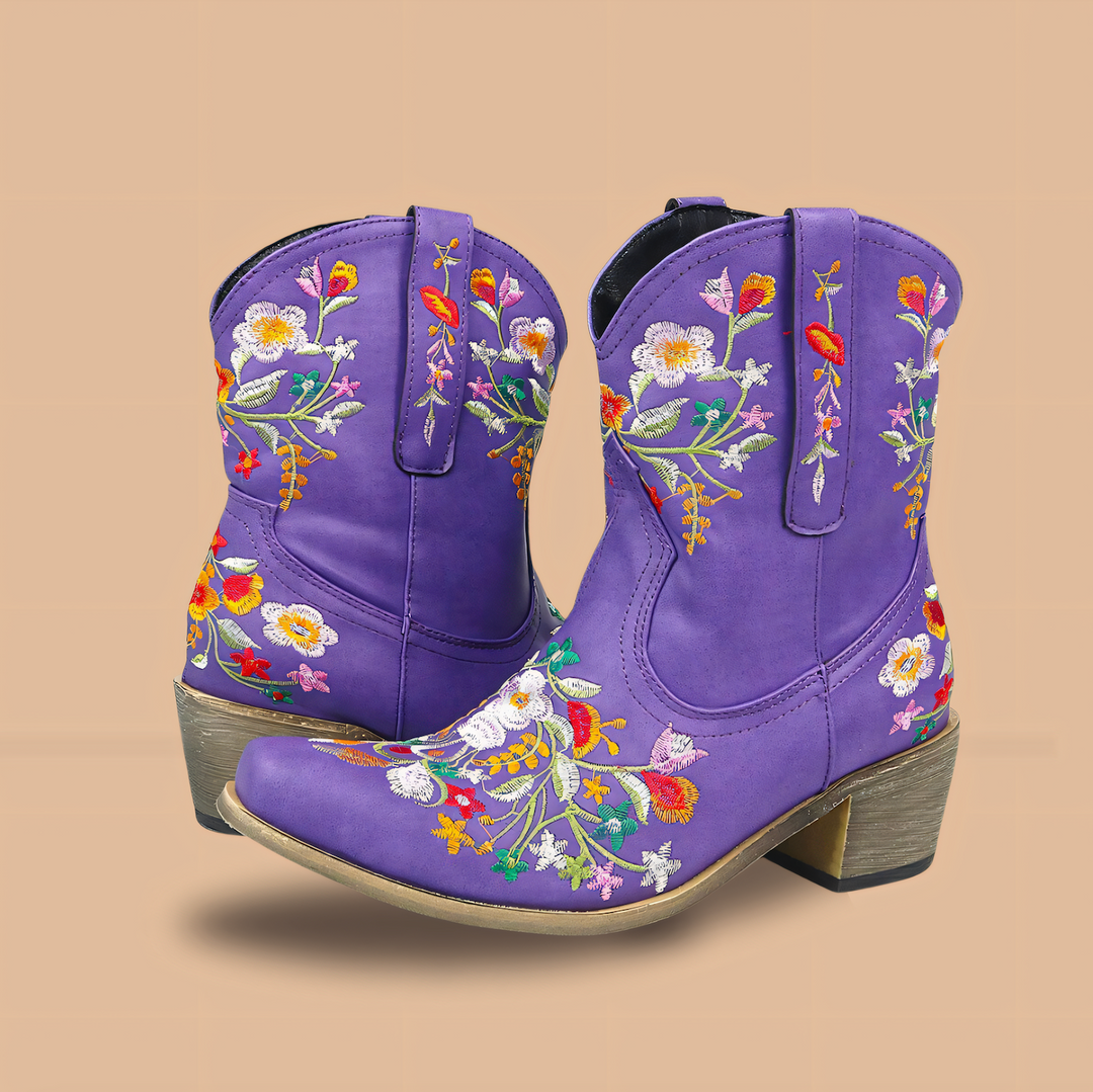 Vandtætte vintage cowgirl-støvler - Sierra