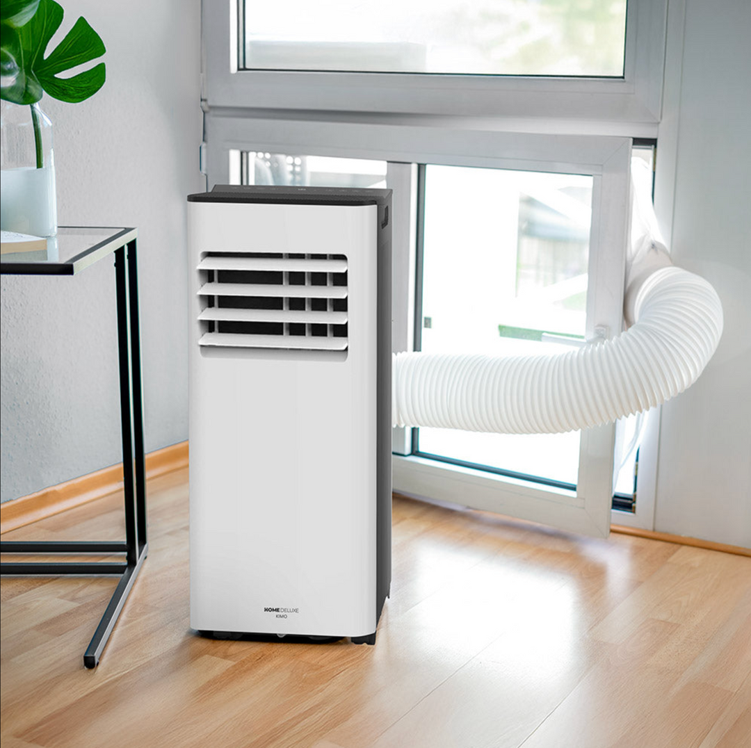 KIMO 9000 BTU Bærbar Aircondition – Hvid/Sort