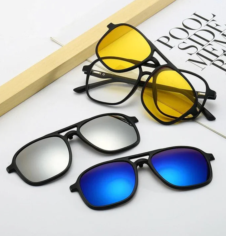 FlexView 6-i-1 | Solbriller med udskiftelige glas (1+1 gratis-tilbud)