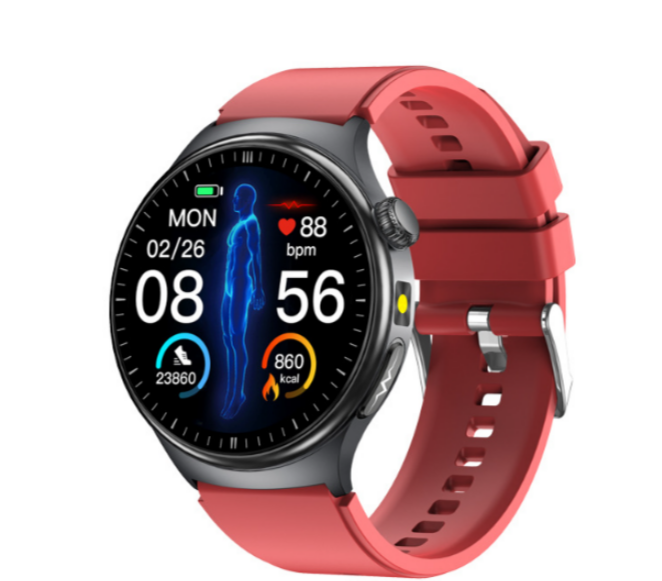 Smartwatch KL482 – AMOLED-display | Måling af puls, blodilt og blodtryk