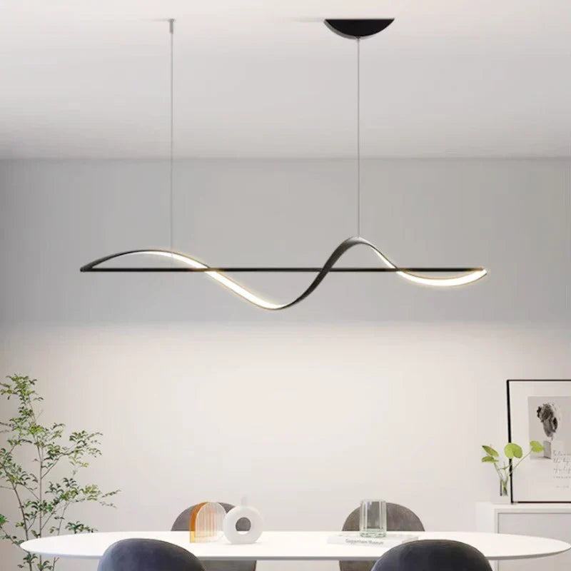 "Fala"-pendellampe – moderne LED-lampe til bord eller køkkenø