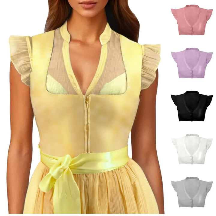 Dirndl-bluse med volantærmer – Leni Oktoberfest 2026