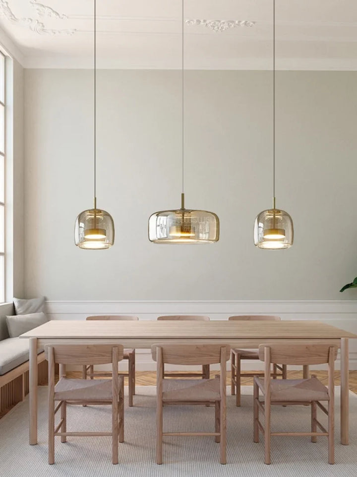 Astrid - Moderne nordisk pendel i glas