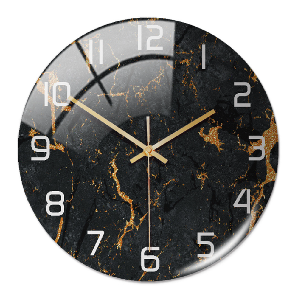 Elegant vægur med marmoreffekt – MarbleTime