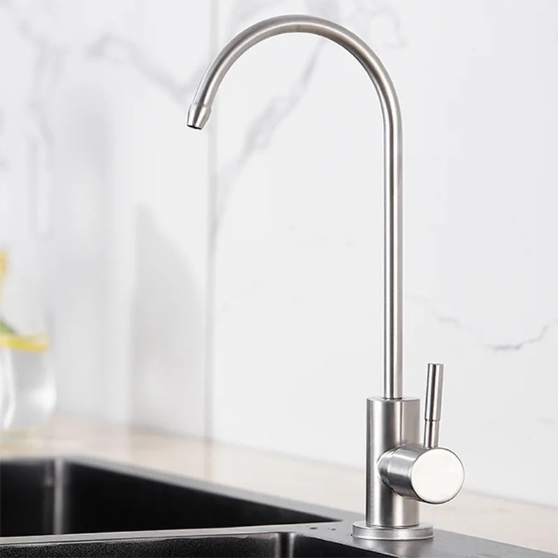 Drejelig vandrensningshane i rustfrit stål 304 AquaFlow