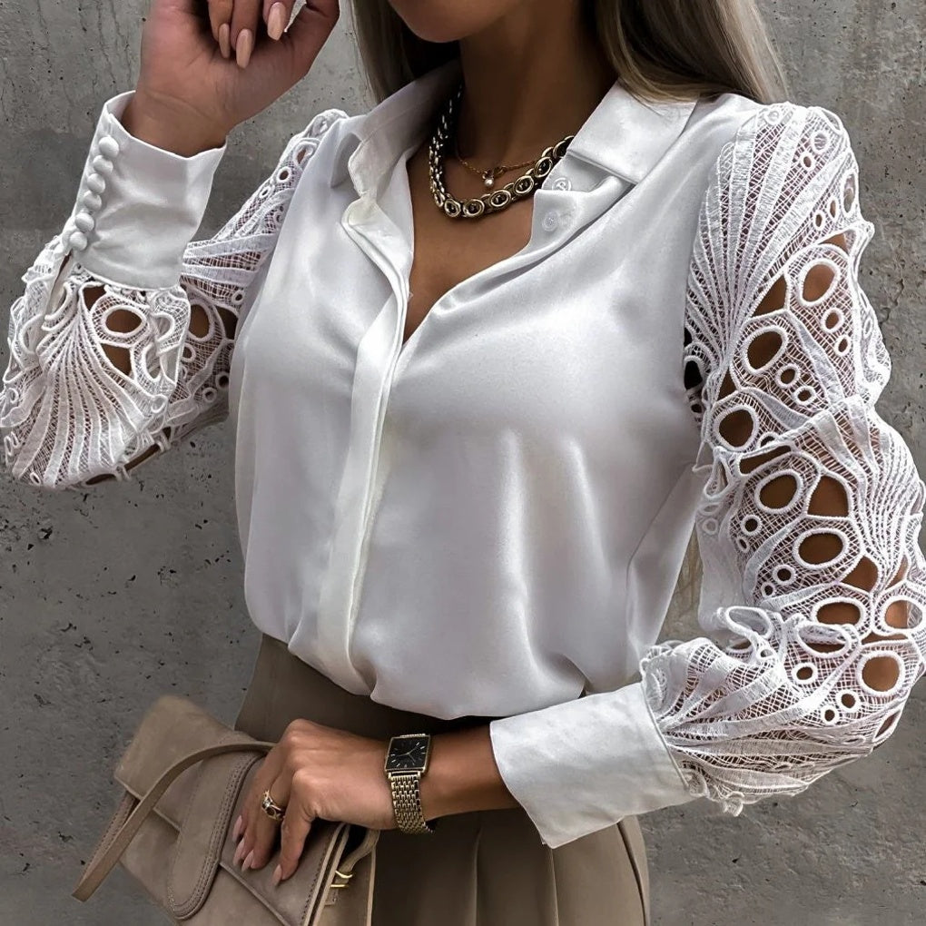 Stilfuld afslappet bluse til kvinder, elegant hverdagstop