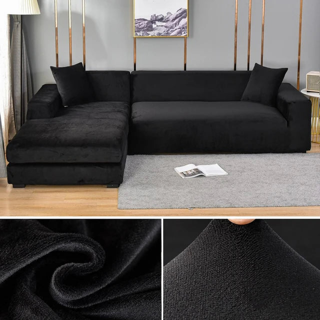 SofaSnug - elastisk sofabetræk i fløjl, der sparer dig penge