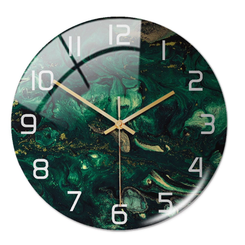 Elegant vægur med marmoreffekt – MarbleTime