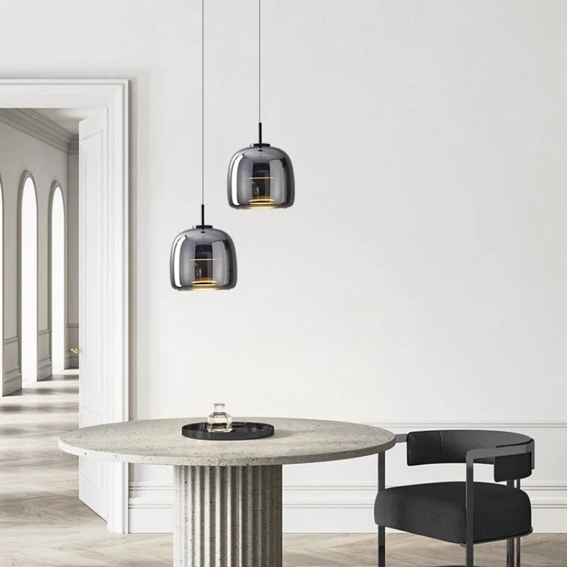 Astrid - Moderne nordisk pendel i glas