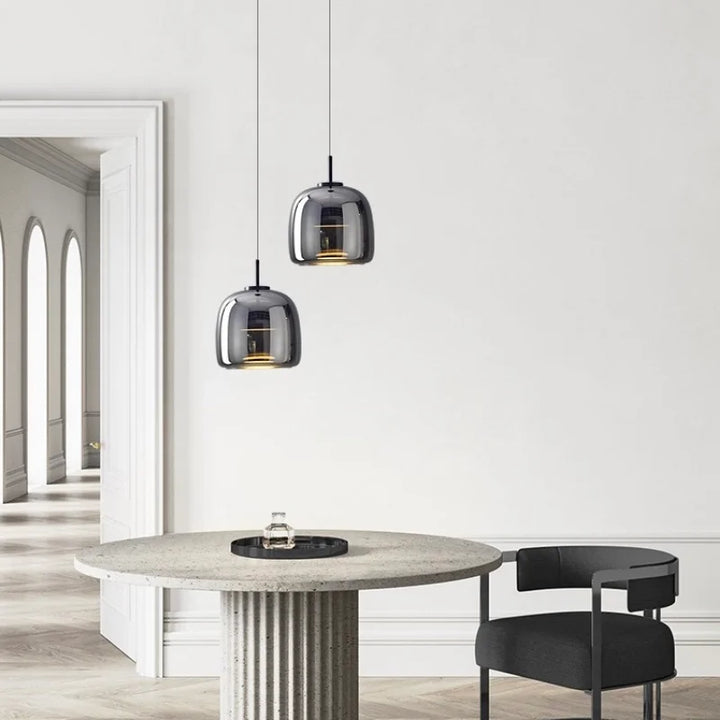 Astrid - Moderne nordisk pendel i glas