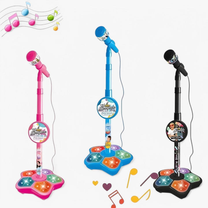 Mikrofon til børn med højdejusterbart stativ – SoundFun Stage