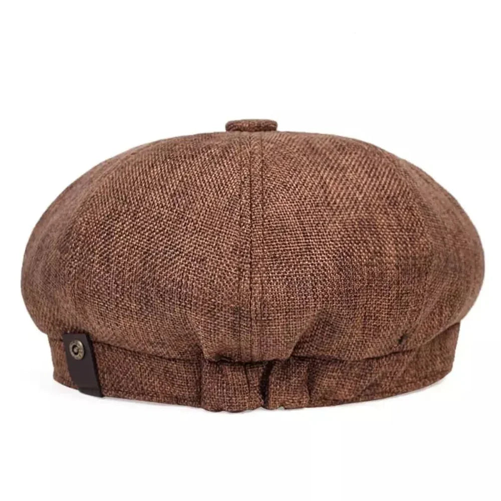 Vintage sixpence – klassisk newsboy-kasket i retrostil