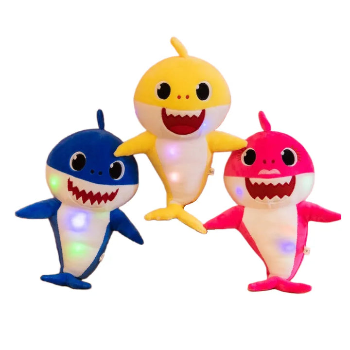 Syngende hajbamse med musik og lys – GlowShark