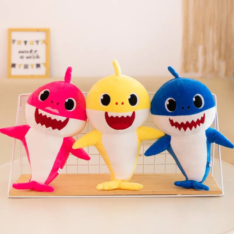 Syngende hajbamse med musik og lys – GlowShark
