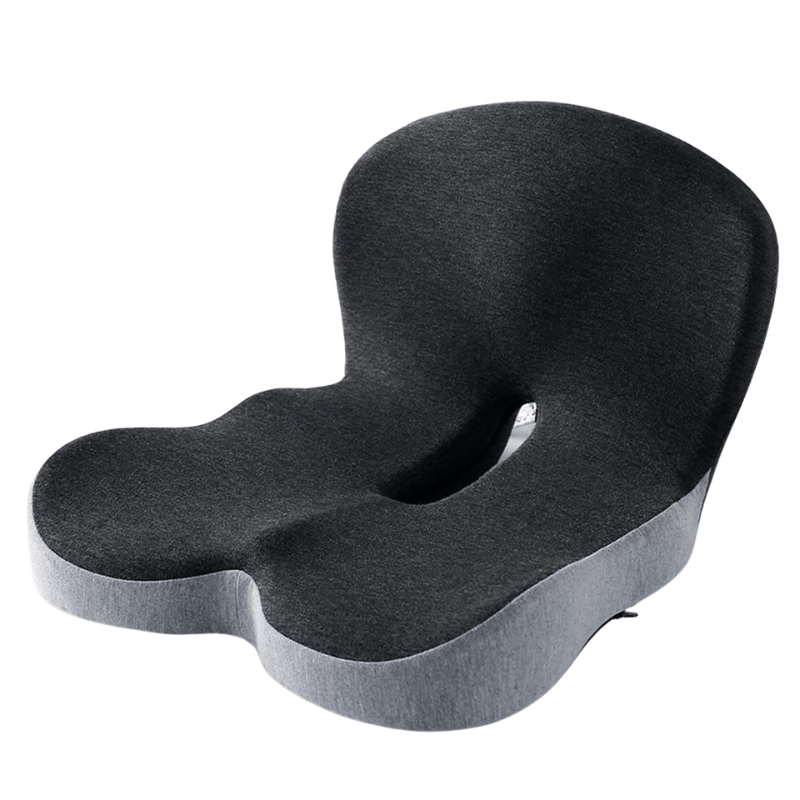 Sædepude | Ergonomisk pude i memoryskum | Vægtbærende &amp; skridsikker | ErgoComfort
