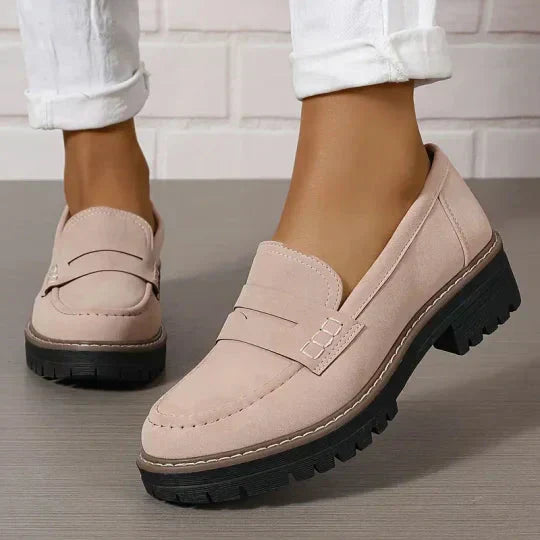 Slippers med lav blokhæl - Liv