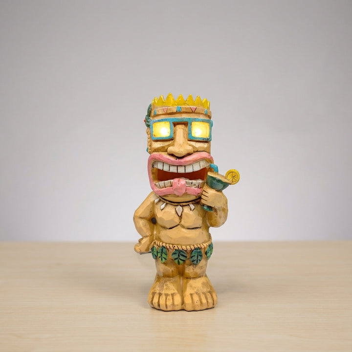 Tiki-inspireret udendørslampe – LuminTiki