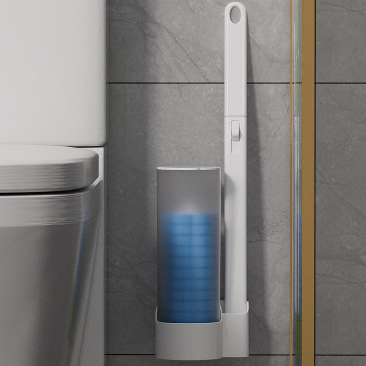 Engangs-toiletbørste | Antibakteriel | Hygiejniske svamphoveder | CleanClick