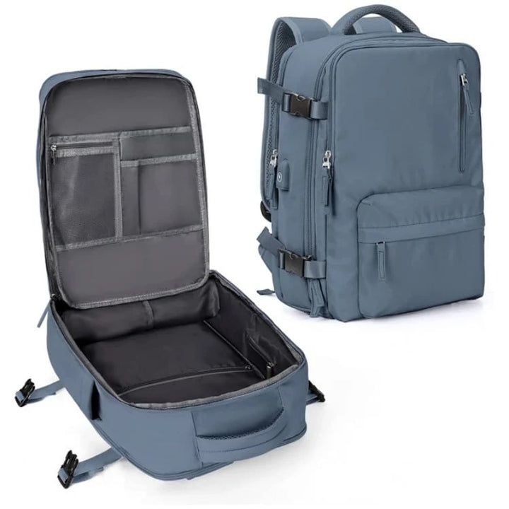 Multifunktionel damerygsæk 35 L med USB-port