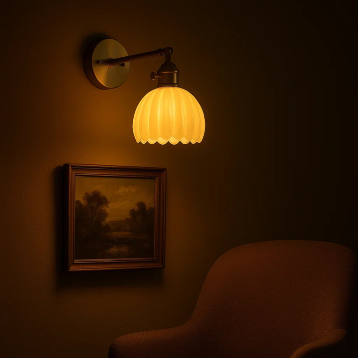 Retro væglampe