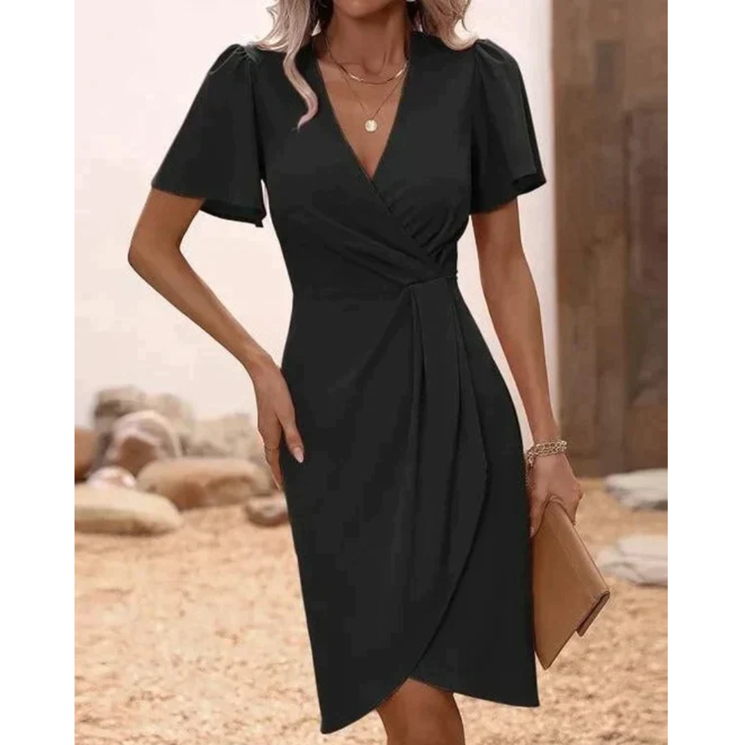 Trendy wrap-kjole - Serafina
