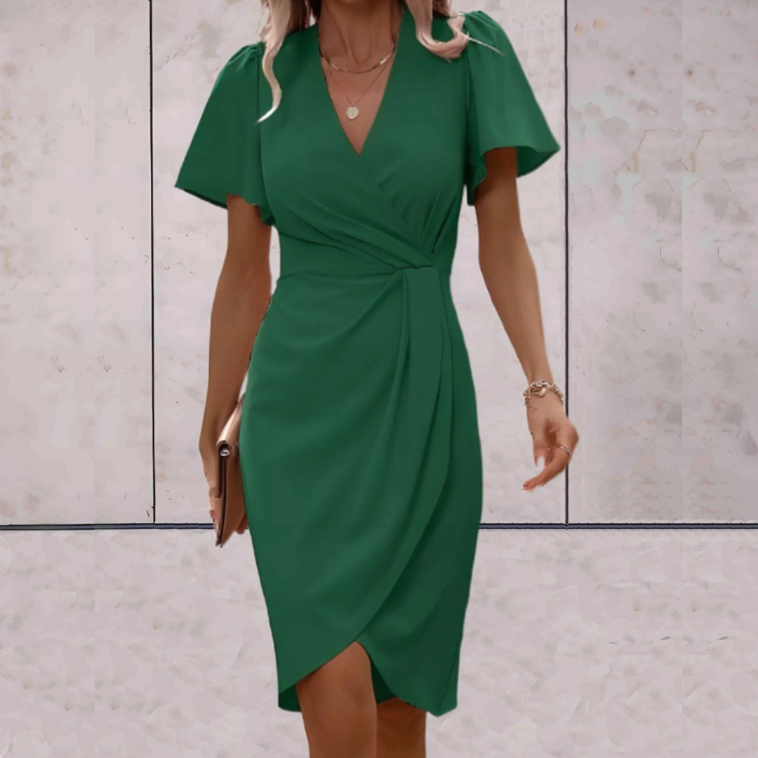 Trendy wrap-kjole - Serafina