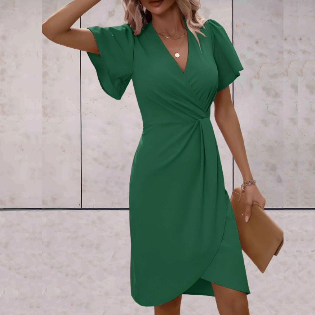 Trendy wrap-kjole - Serafina