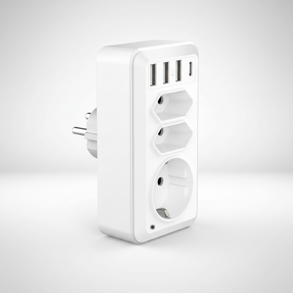 Stikdåse med USB-porte – praktisk strømforsyning til hjem og kontor
