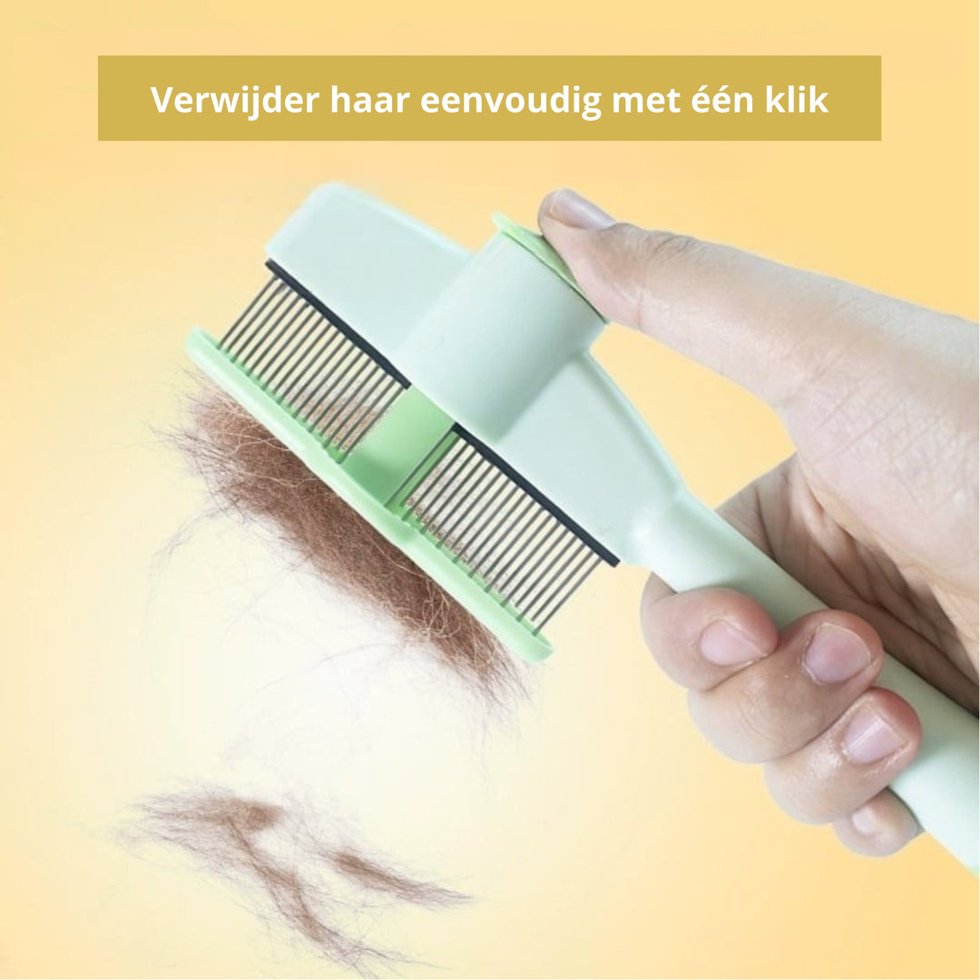Selvrensende plejekam til hunde og katte