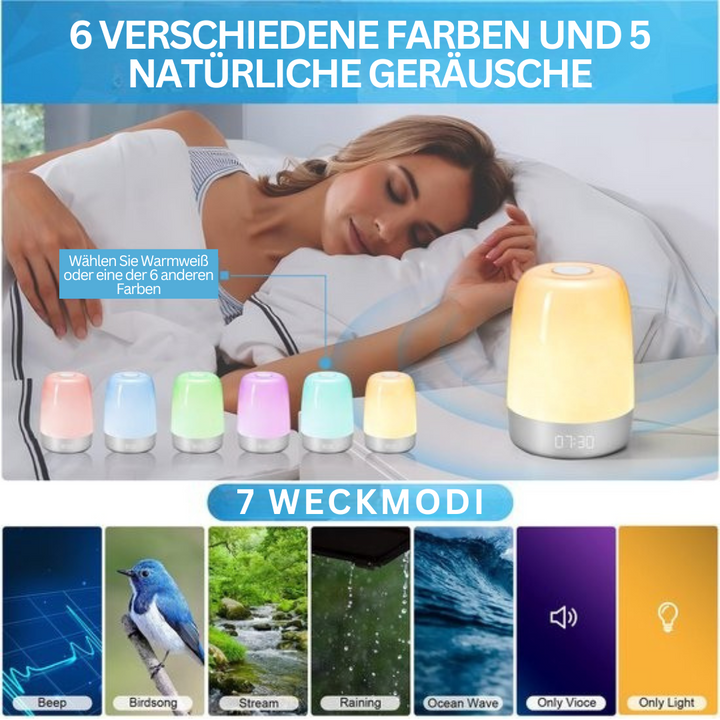 Wake-up light med naturlyde – Aurora