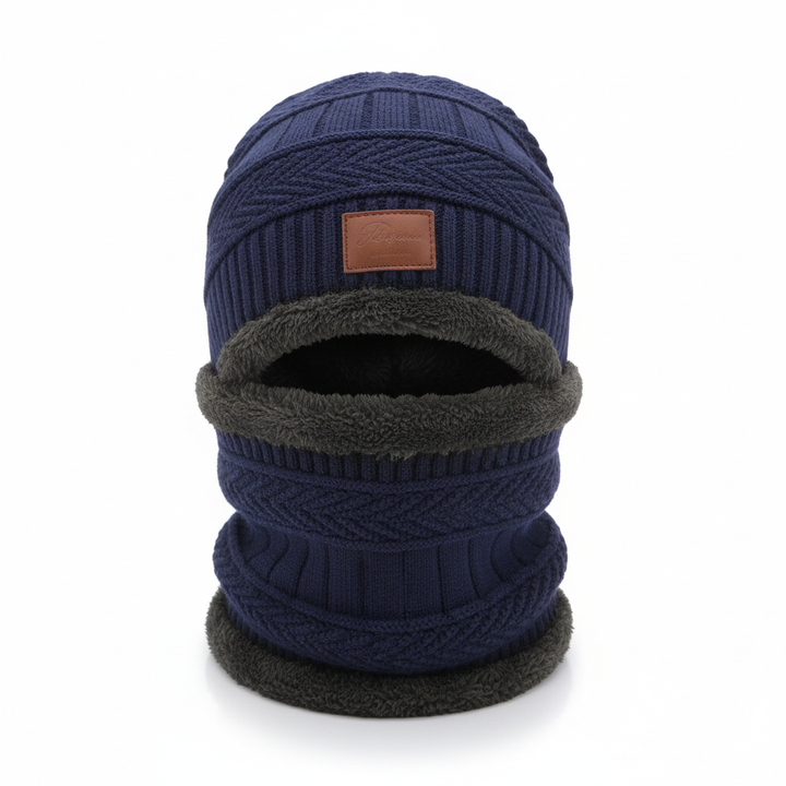 Varm hue med ansigtsbeskyttelse – WinterCap