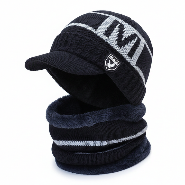 Varm hue med ansigtsbeskyttelse – WinterCap