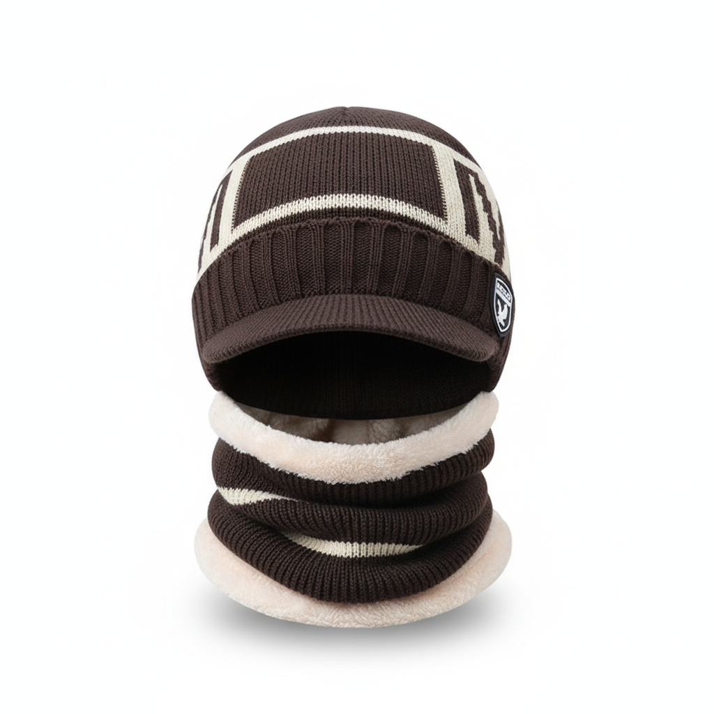 Varm hue med ansigtsbeskyttelse – WinterCap