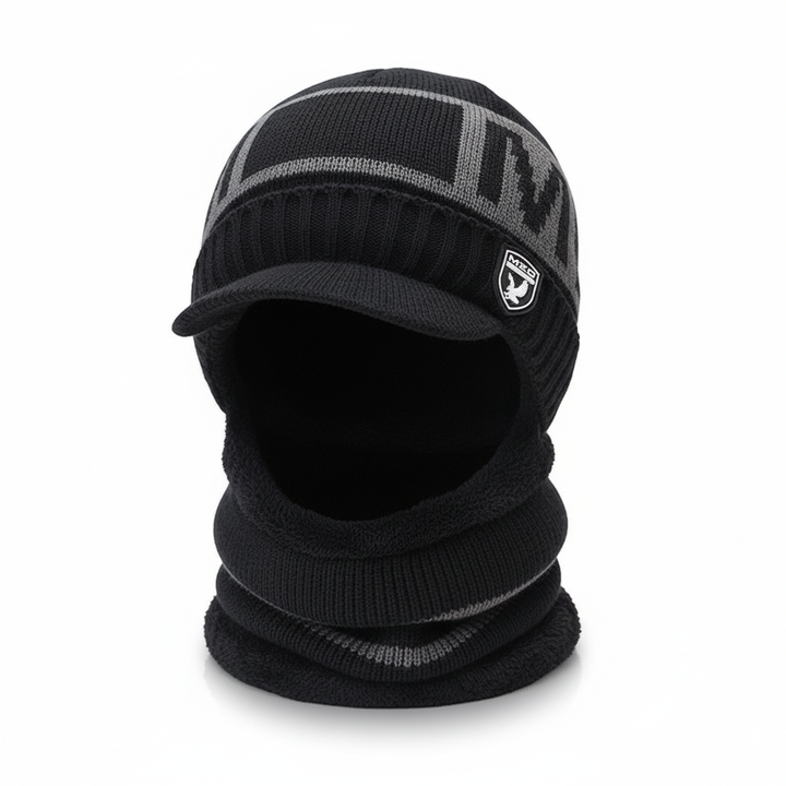 Varm hue med ansigtsbeskyttelse – WinterCap