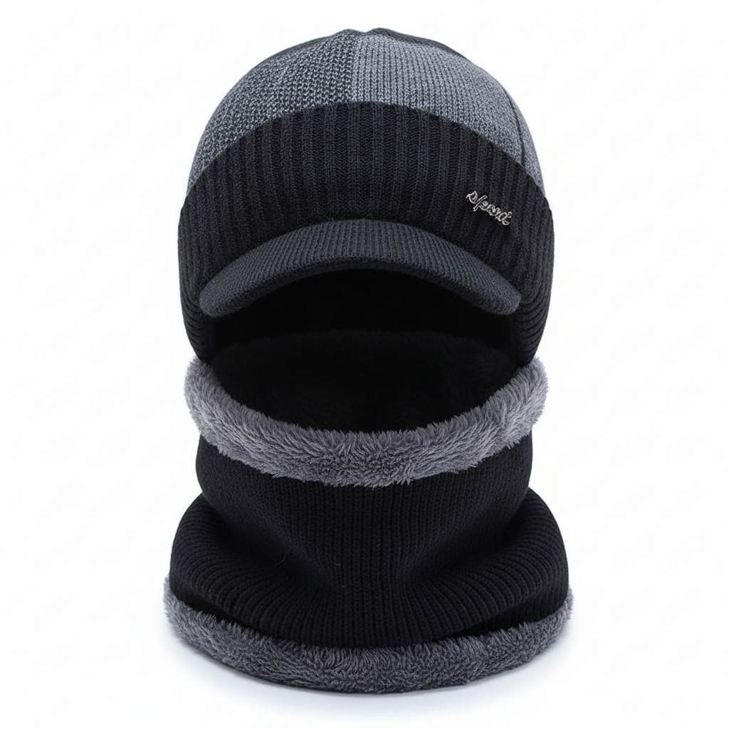 Varm hue med ansigtsbeskyttelse – WinterCap