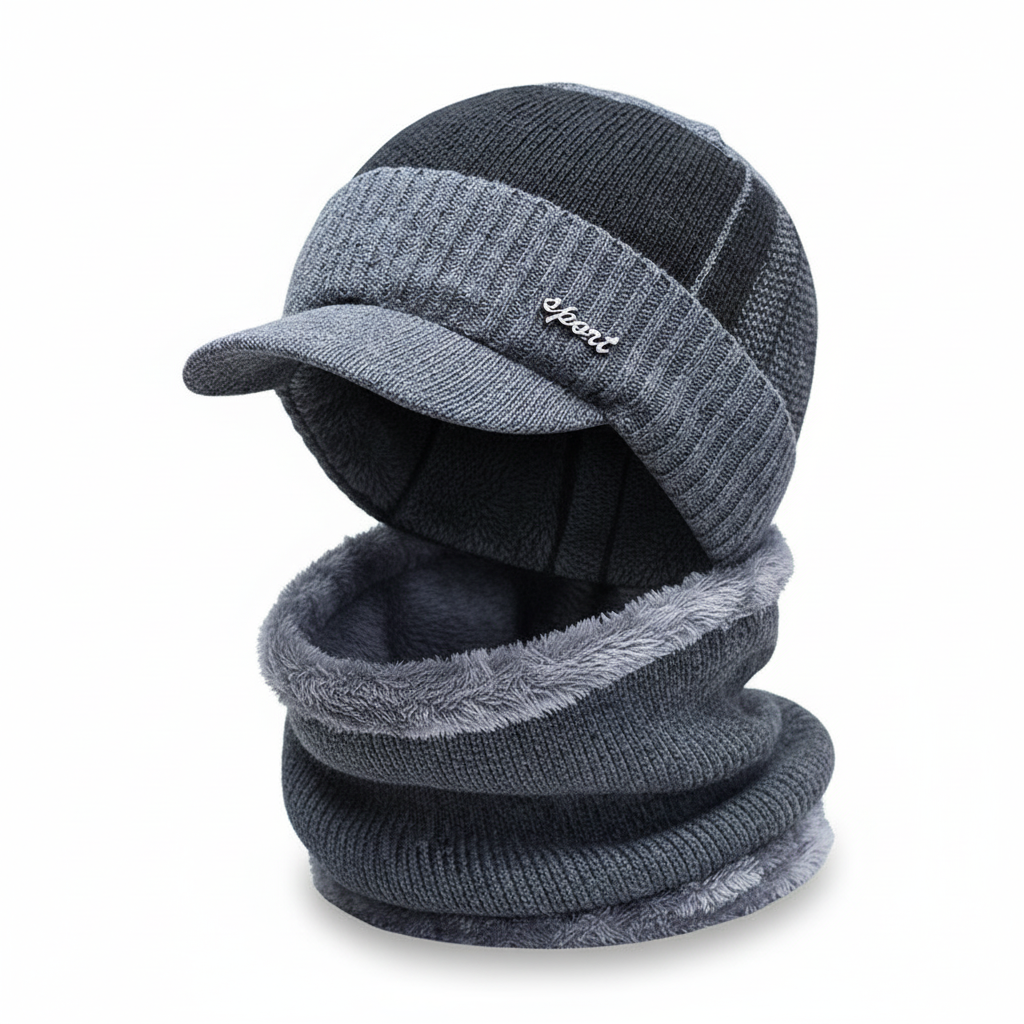 Varm hue med ansigtsbeskyttelse – WinterCap
