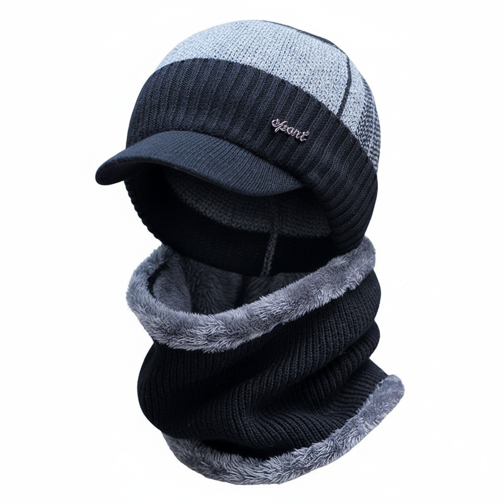 Varm hue med ansigtsbeskyttelse – WinterCap