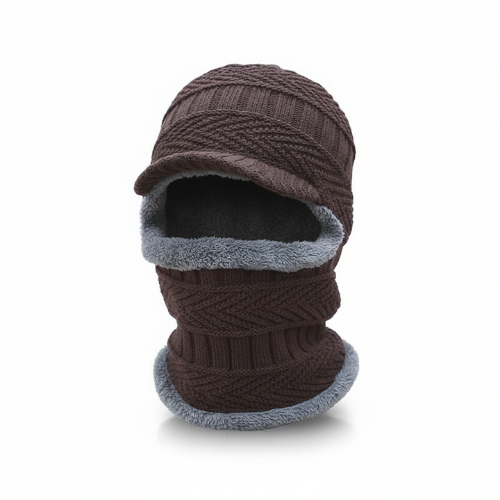 Varm hue med ansigtsbeskyttelse – WinterCap