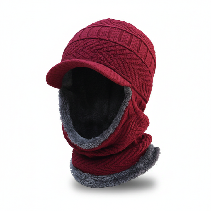 Varm hue med ansigtsbeskyttelse – WinterCap