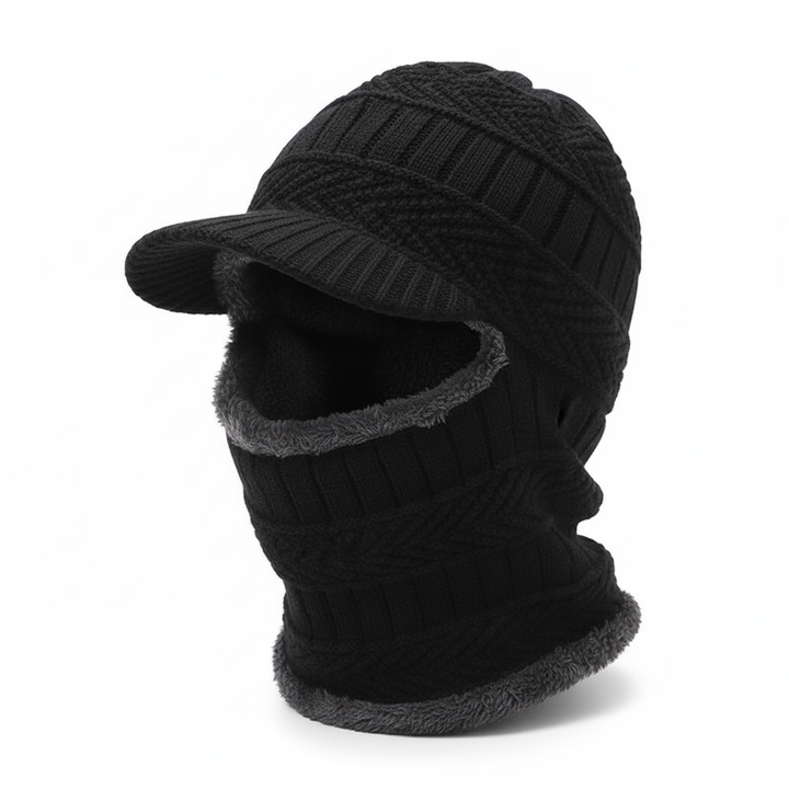 Varm hue med ansigtsbeskyttelse – WinterCap