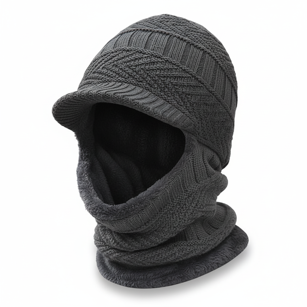 Varm hue med ansigtsbeskyttelse – WinterCap